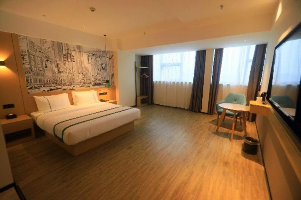 Bed in City Comfort Inn Chongqing Fuling North Station Taiyi Avenue