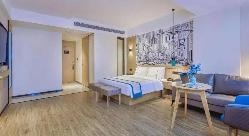 Bed in City Comfort Inn Chongqing Fuling North Station Taiyi Avenue