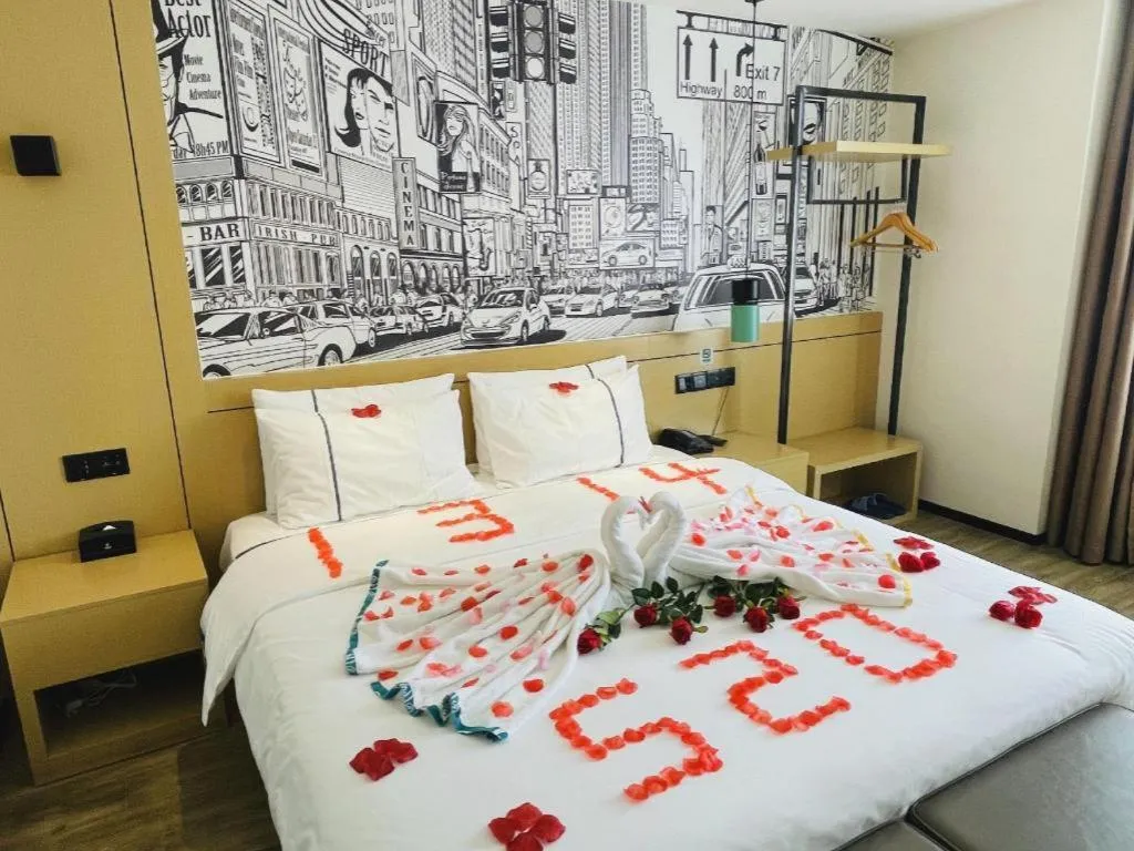 Bed in City Comfort Inn Chongqing Fuling North Station Taiyi Avenue
