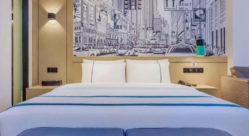 Bed in City Comfort Inn Chongqing Fuling North Station Taiyi Avenue