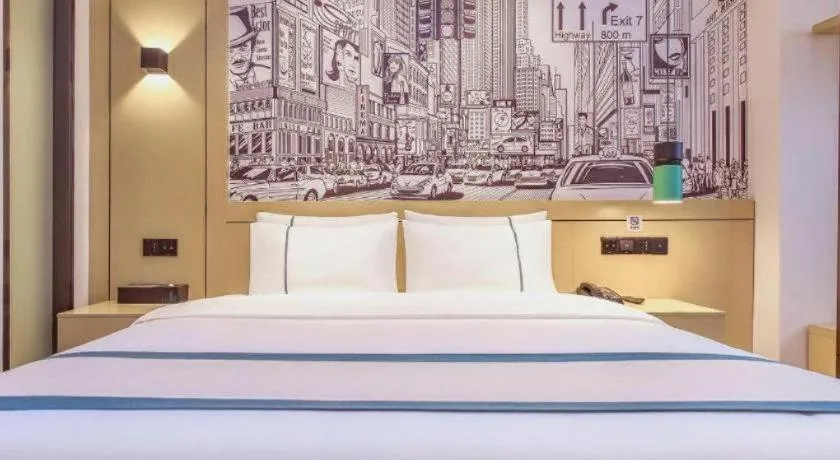 Bed in City Comfort Inn Chongqing Fuling North Station Taiyi Avenue