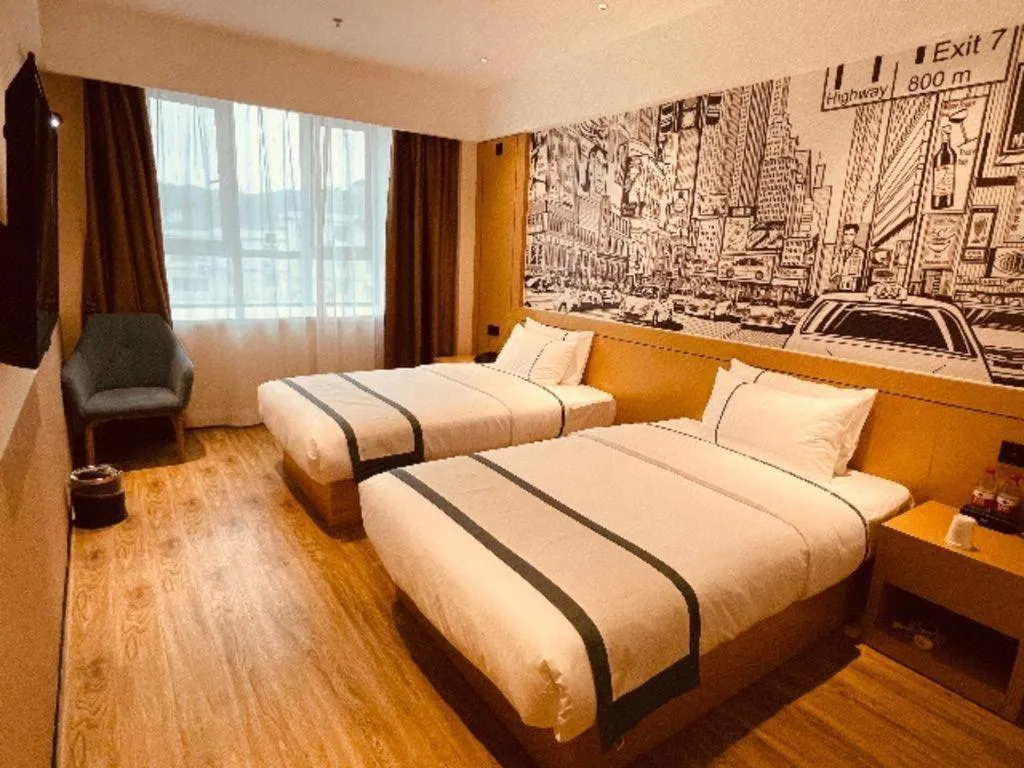 Bed in City Comfort Inn Chongqing Fuling North Station Taiyi Avenue
