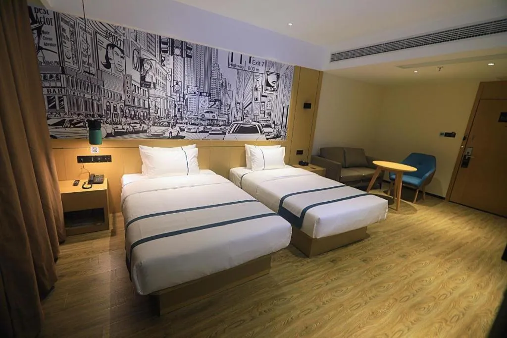 Bed in City Comfort Inn Chongqing Fuling North Station Taiyi Avenue