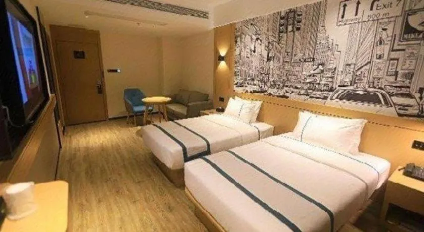Bed in City Comfort Inn Chongqing Fuling North Station Taiyi Avenue