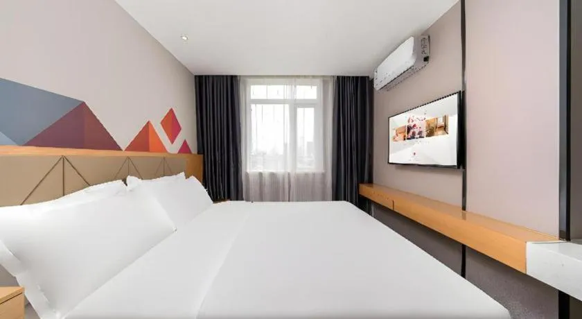 Bed in Borrman Hotel Guangzhou Shisanhang Ximenkou Metro Station