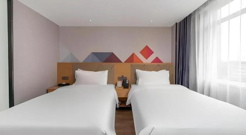 Bed in Borrman Hotel Guangzhou Shisanhang Ximenkou Metro Station