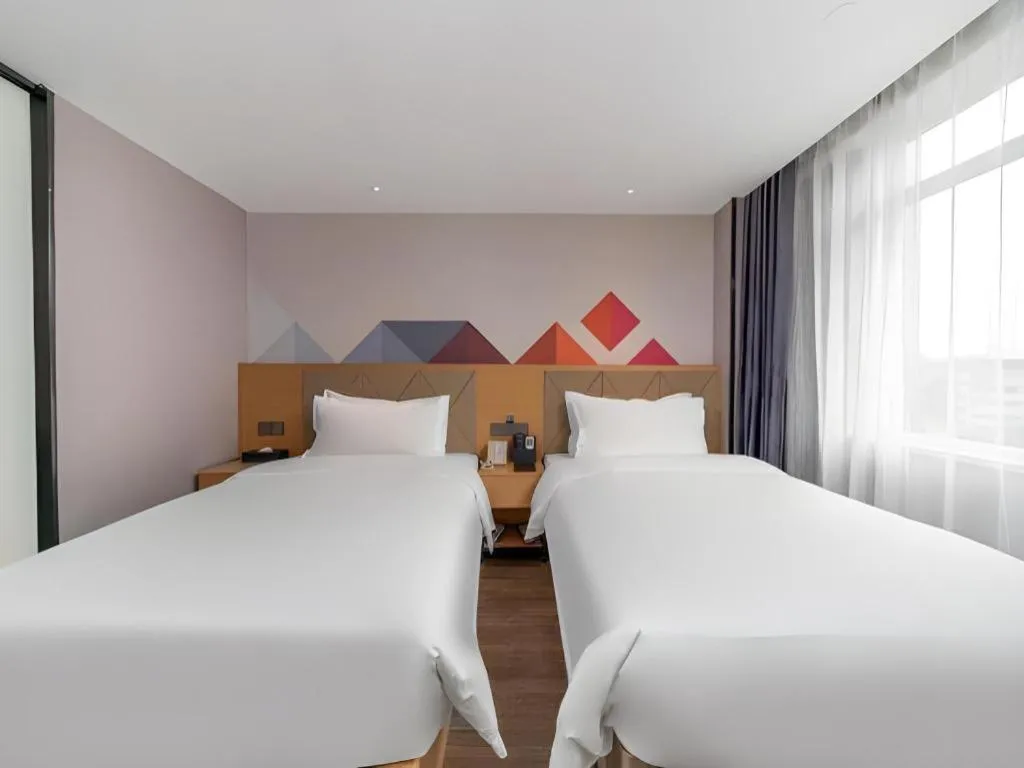 Bed in Borrman Hotel Guangzhou Shisanhang Ximenkou Metro Station
