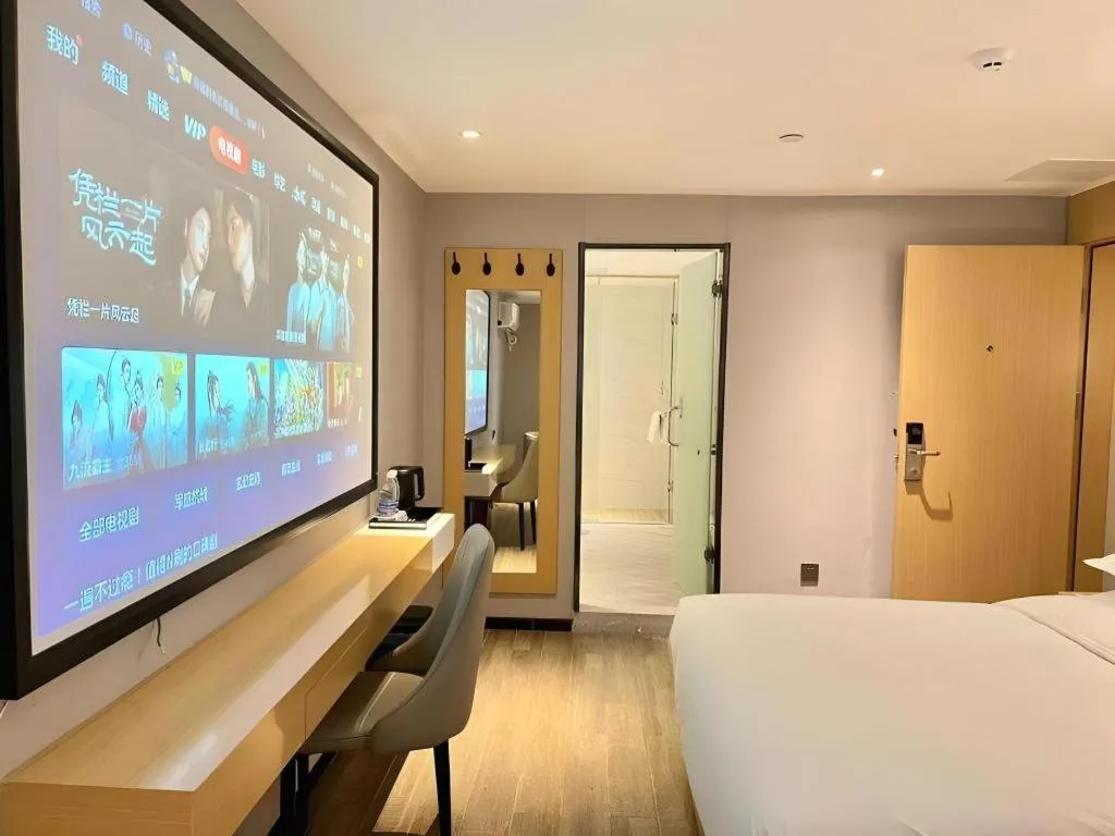 Bed in Borrman Hotel Guangzhou Shisanhang Ximenkou Metro Station