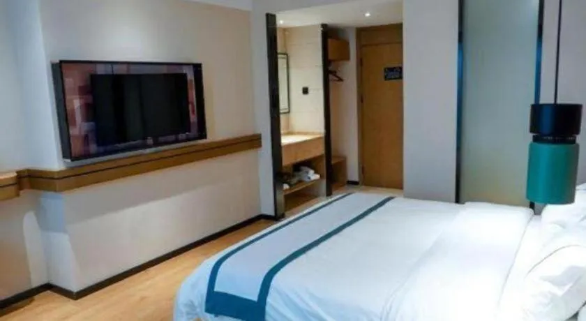 Bed in City Comfort Inn Chongqing Yongchuan Xuefu Avenue Wanda