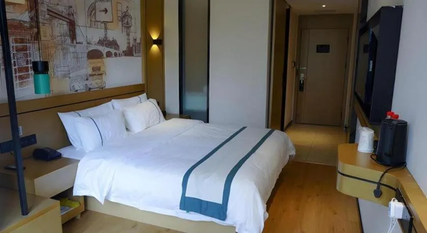 Bed in City Comfort Inn Chongqing Yongchuan Xuefu Avenue Wanda