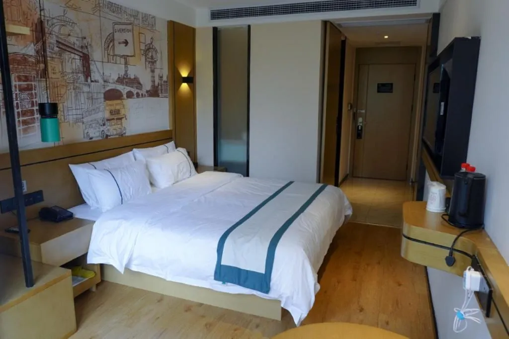 Bed in City Comfort Inn Chongqing Yongchuan Xuefu Avenue Wanda