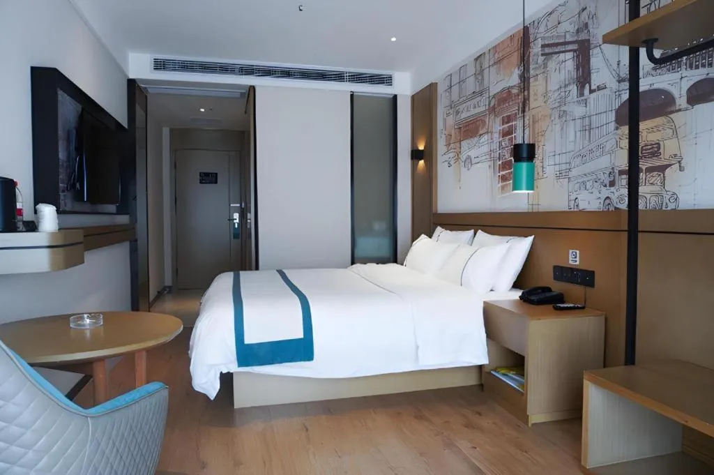 Bed in City Comfort Inn Chongqing Yongchuan Xuefu Avenue Wanda