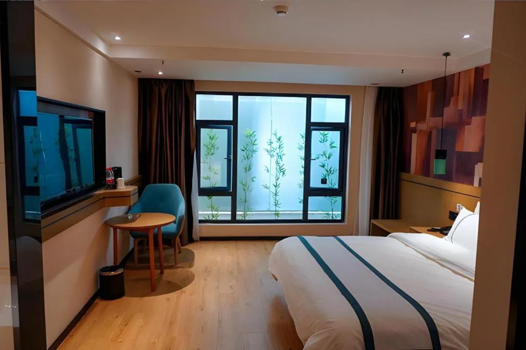 Bed in City Comfort Inn Chongqing Yongchuan Xuefu Avenue Wanda