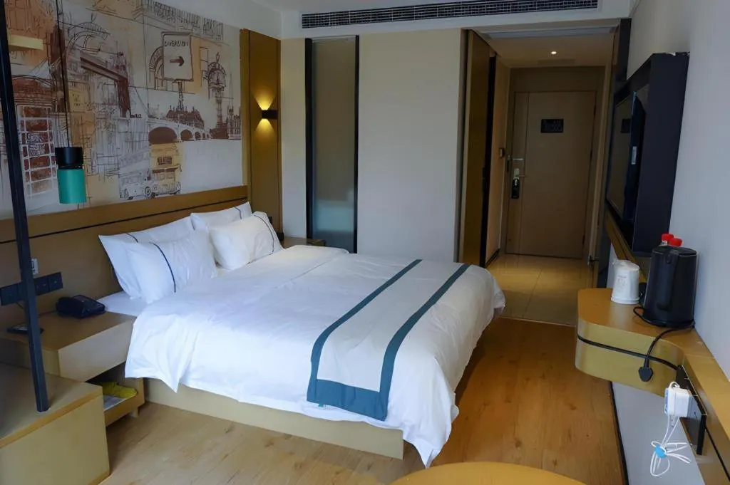 Bed in City Comfort Inn Chongqing Yongchuan Xuefu Avenue Wanda