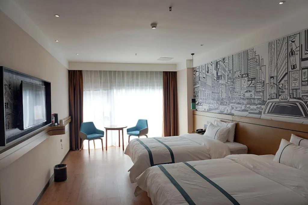 Bed in City Comfort Inn Chongqing Yongchuan Xuefu Avenue Wanda