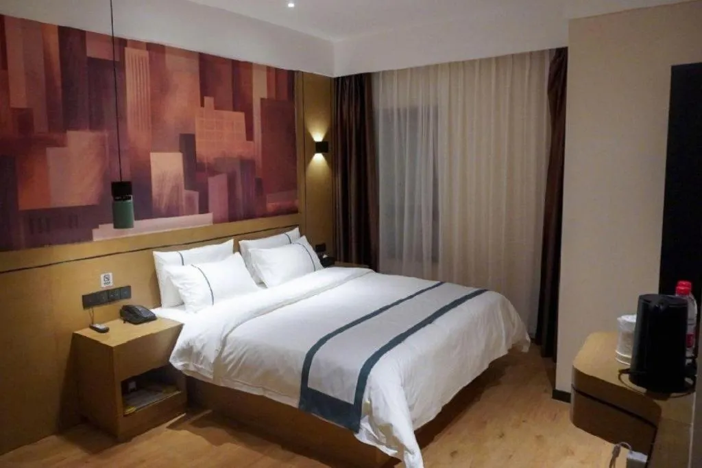 Bed in City Comfort Inn Chongqing Yongchuan Xuefu Avenue Wanda