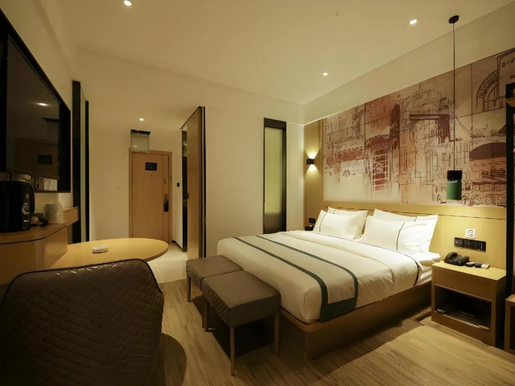 Bed in City Comfort Inn Lijiang Ancient City Qixing Street