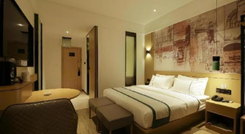 Bed in City Comfort Inn Lijiang Ancient City Qixing Street