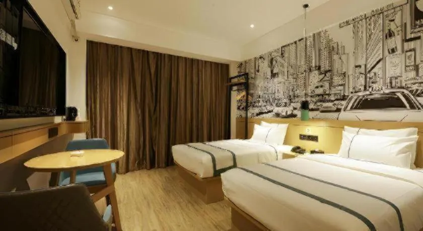 Bed in City Comfort Inn Lijiang Ancient City Qixing Street