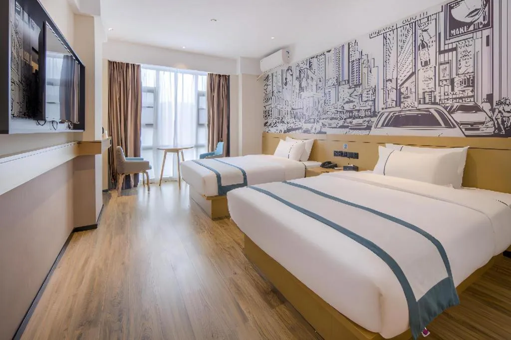 Bed in City Comfort Inn Pingxiang Free Trade Zone Redwood City