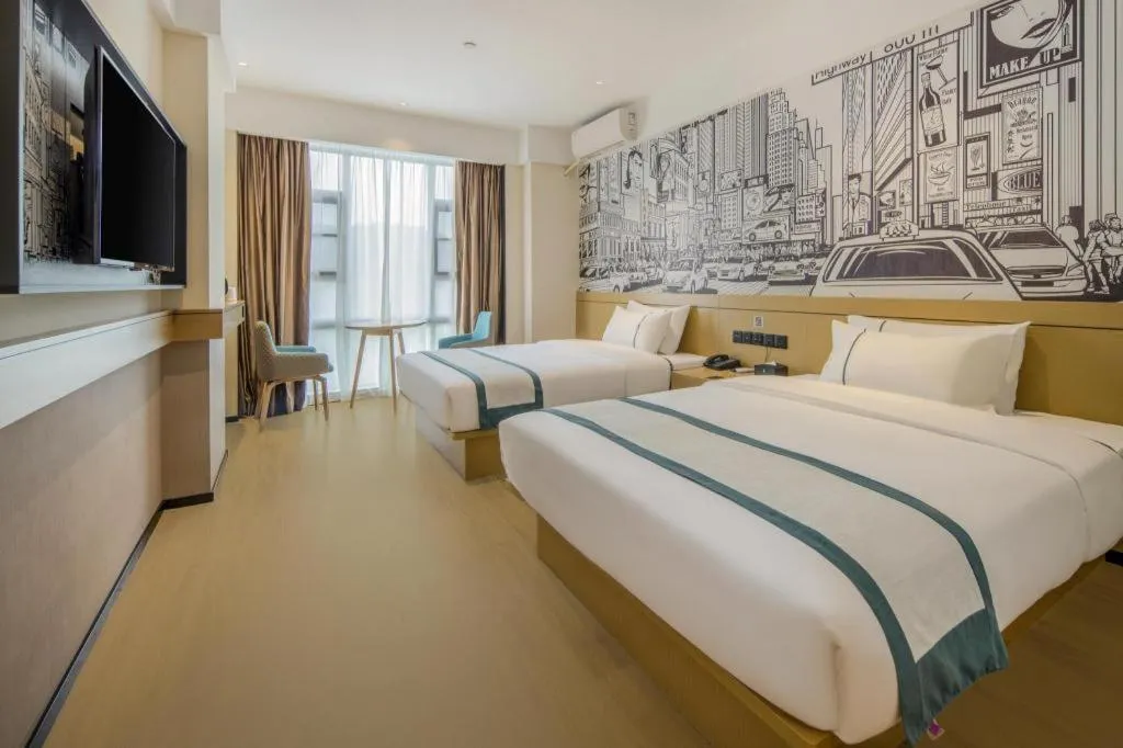 Bed in City Comfort Inn Pingxiang Free Trade Zone Redwood City