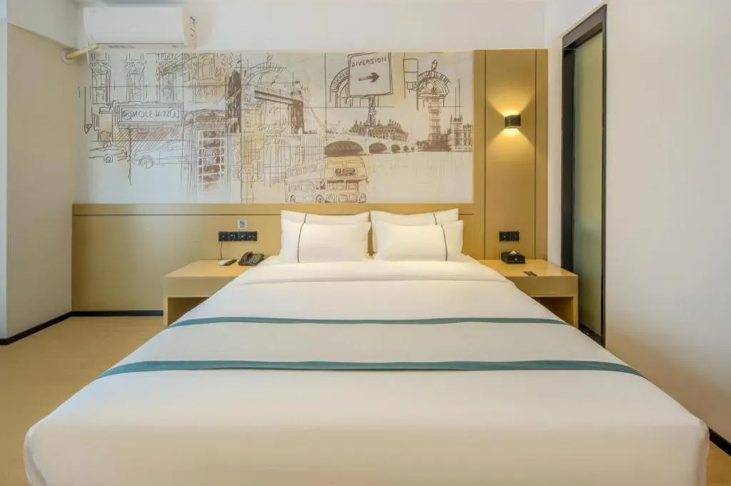 Bed in City Comfort Inn Pingxiang Free Trade Zone Redwood City