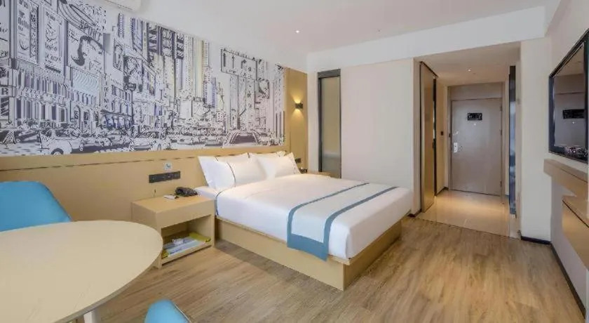 Bed in City Comfort Inn Pingxiang Free Trade Zone Redwood City