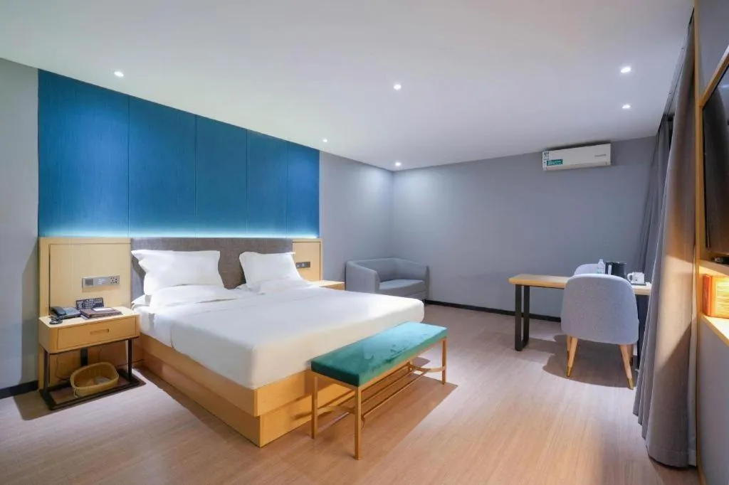 Bed in Green Tree Inn Urumqi San'gong Metro Station Exit