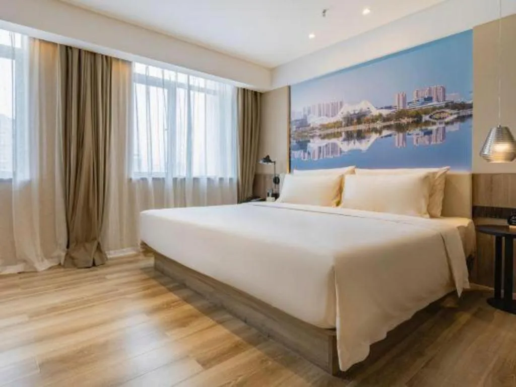 Bed in Atour Hotel Changsha Wuyi Square Wanbao Avenue