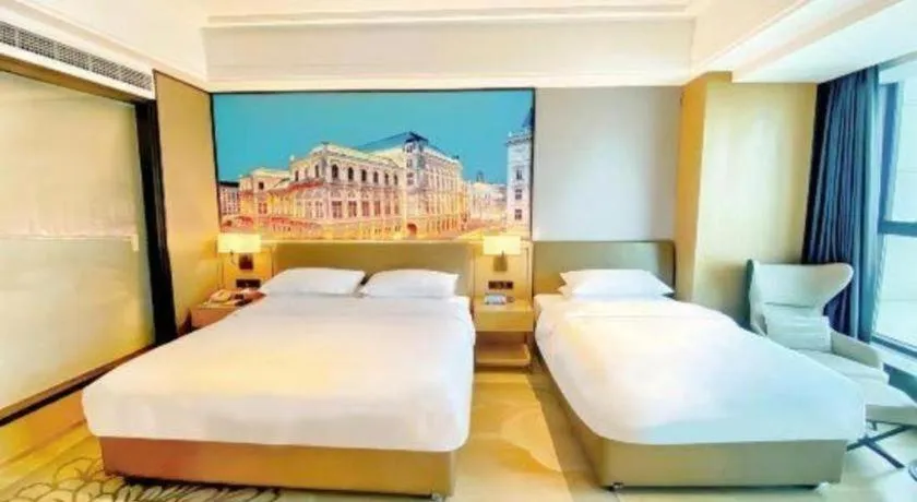 Bed in Venus Royal Hotel Anhui Tongcheng Tongguoxiushui