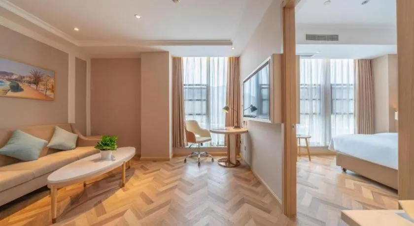 Bed in Vienna Hotel Chongqing West Station Square