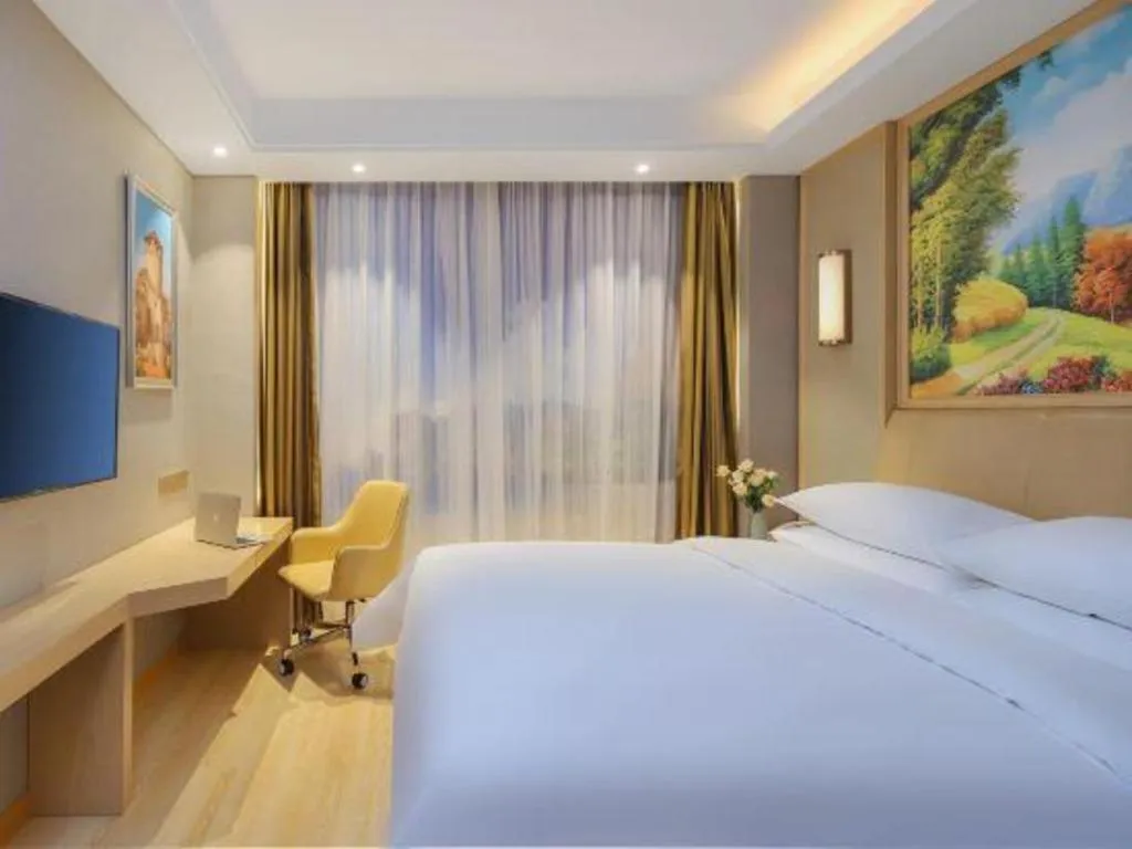 Bed in Vienna Hotel Jinjiang Bus Passenger Station