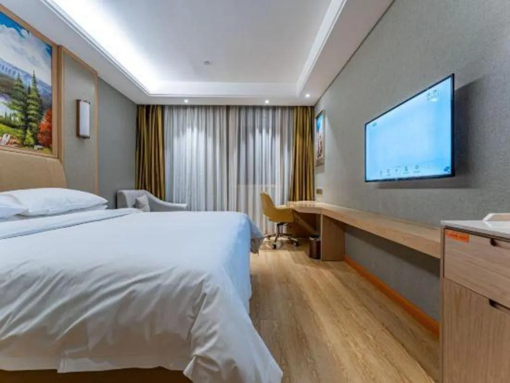 Bed in Vienna Hotel Jinjiang Bus Passenger Station