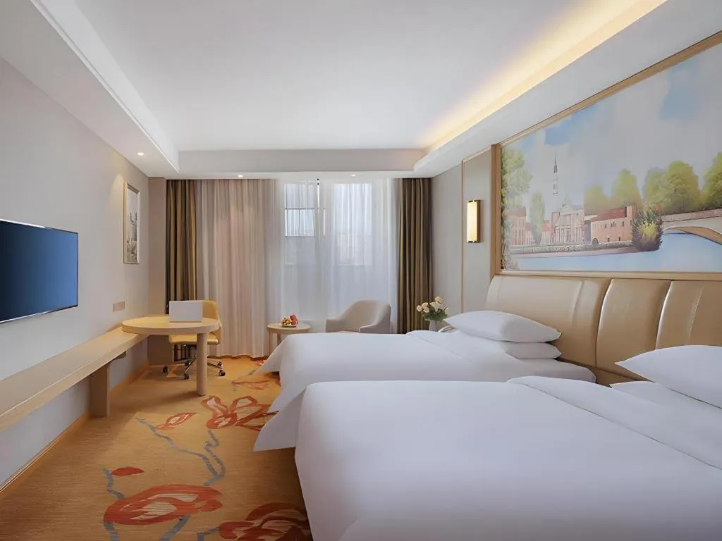 Bed in Vienna Hotel Jinjiang Bus Passenger Station