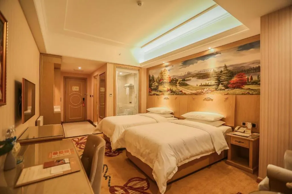 Bed in Vienna Hotel Chengdu North Railway Station North Square Wukuaishi Metro Station