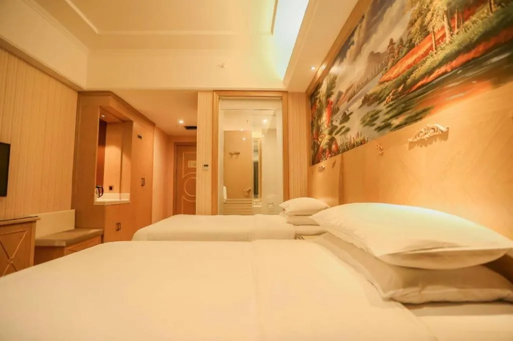 Bed in Vienna Hotel Chengdu North Railway Station North Square Wukuaishi Metro Station