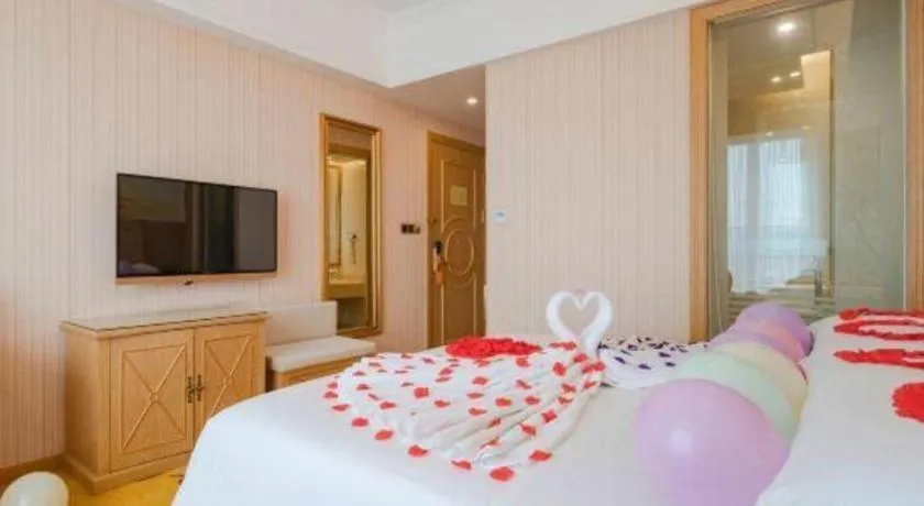 Bed in Vienna Hotel Chengdu North Railway Station North Square Wukuaishi Metro Station