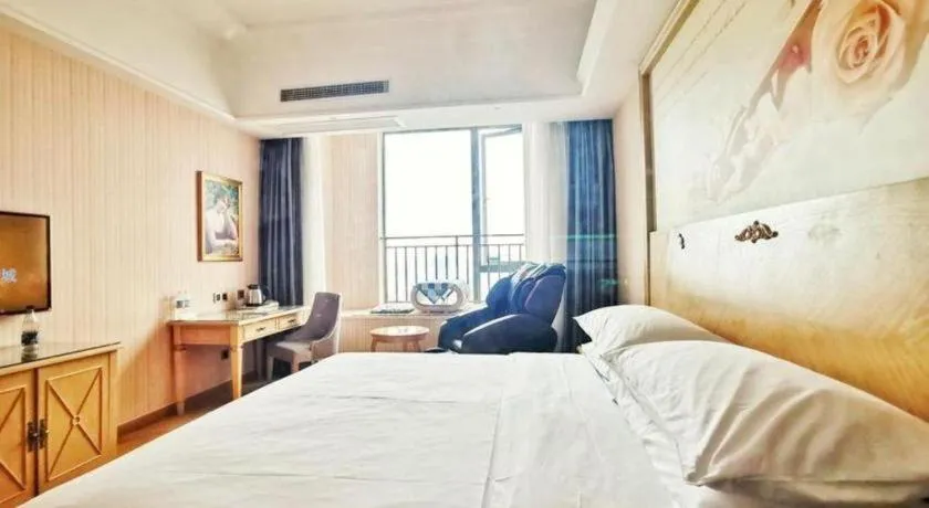 Bed in Vienna Hotel Chengdu North Railway Station North Square Wukuaishi Metro Station