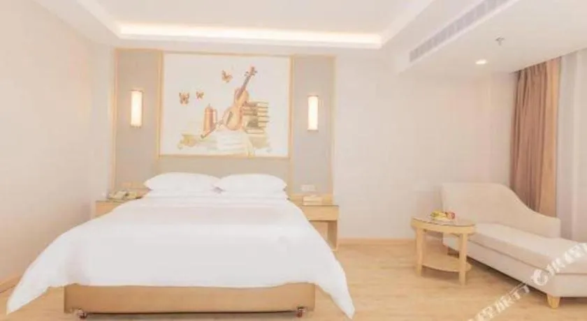 Bed in Vienna Hotel Yuxi Hongta Avenue High-Speed Railway Station