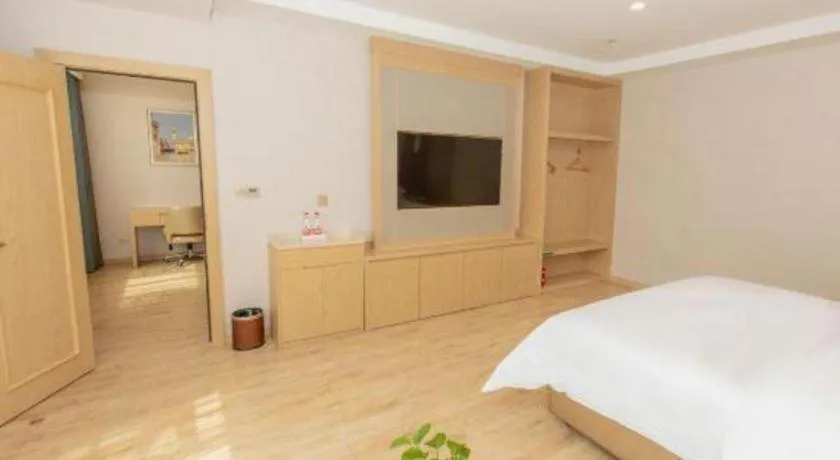 Bed in Vienna Hotel Yuxi Hongta Avenue High-Speed Railway Station