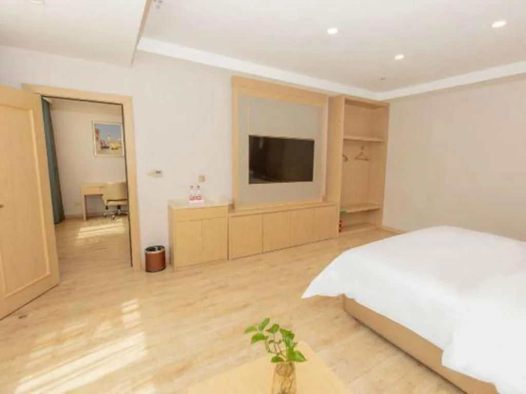 Bed in Vienna Hotel Yuxi Hongta Avenue High-Speed Railway Station