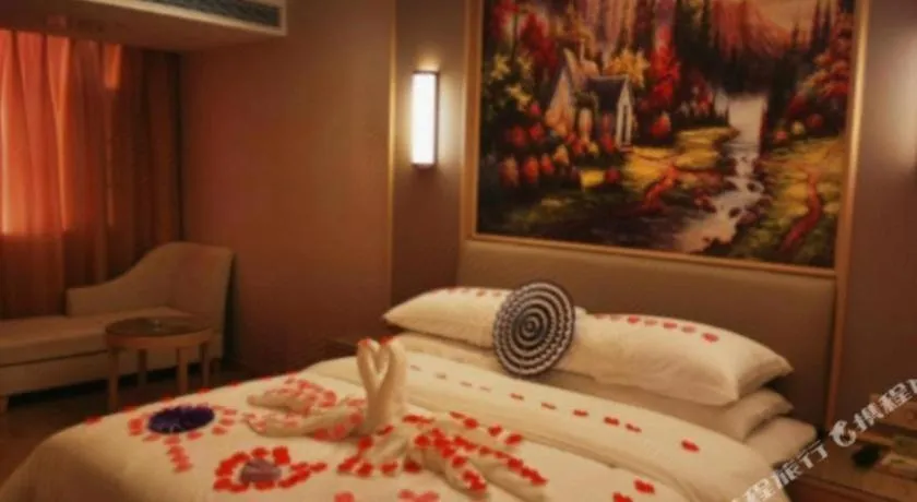 Bed in Vienna Hotel Yuxi Hongta Avenue High-Speed Railway Station