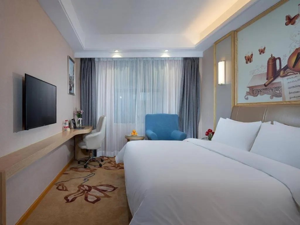 Bed in Vienna Hotel Jiangxi Ji'an Jinggangshan