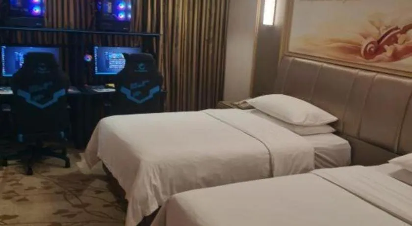 Bed in Vienna Hotel Guangxi Zhongshan Central Plaza West High-Speed Railway Station
