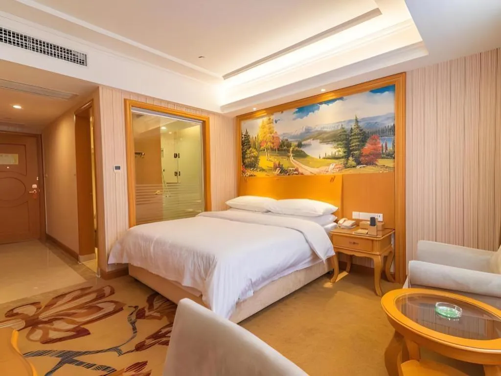 Bed in Vienna Hotel Hubei Jinzhou Jianli Jiangcheng