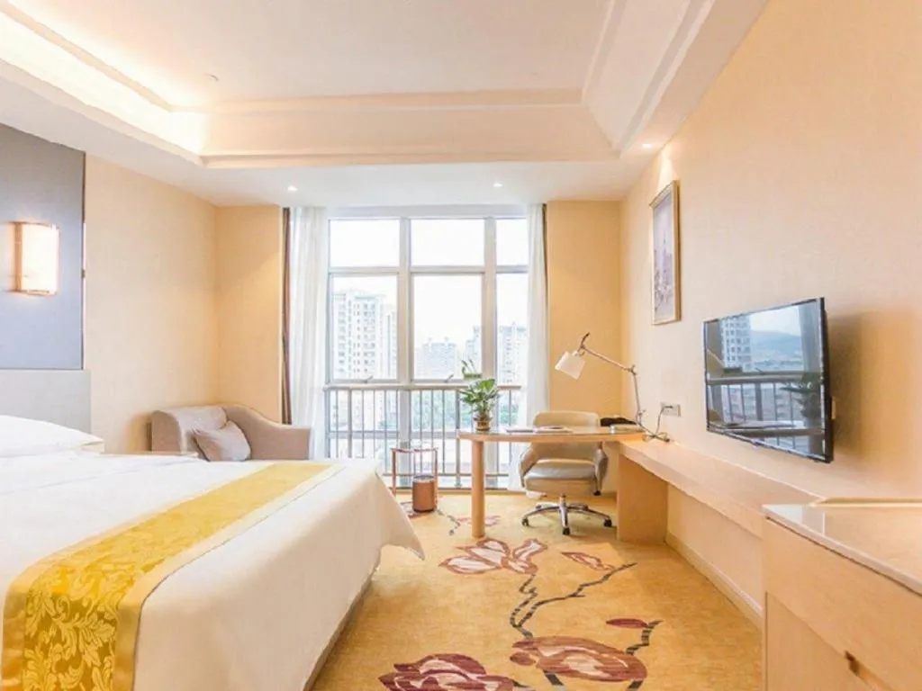 Bed in Vienna Hotel Fuzhou Changle Zhenghe Metro Station