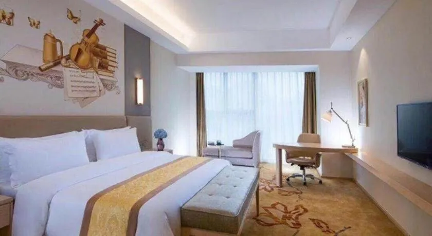 Bed in Vienna Hotel Fuzhou Changle Zhenghe Metro Station