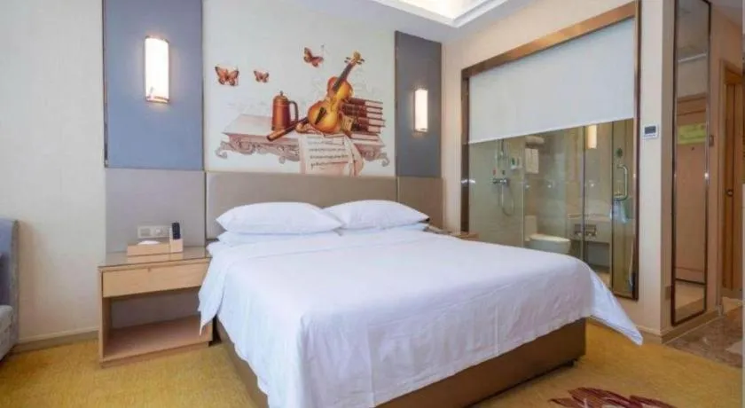 Bed in Vienna Hotel Fuzhou Changle Zhenghe Metro Station