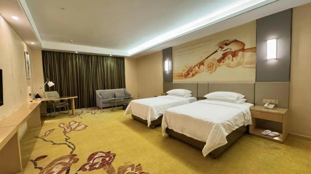 Bed in Vienna Hotel Fuzhou Changle Zhenghe Metro Station