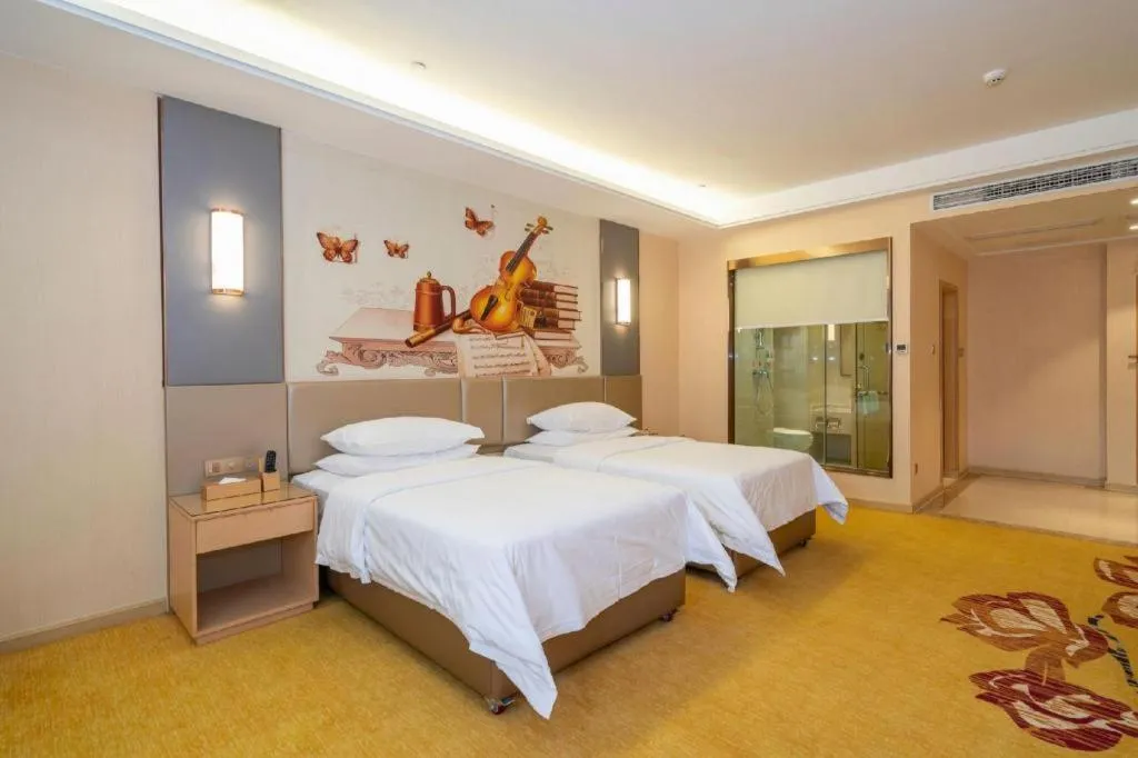 Bed in Vienna Hotel Fuzhou Changle Zhenghe Metro Station